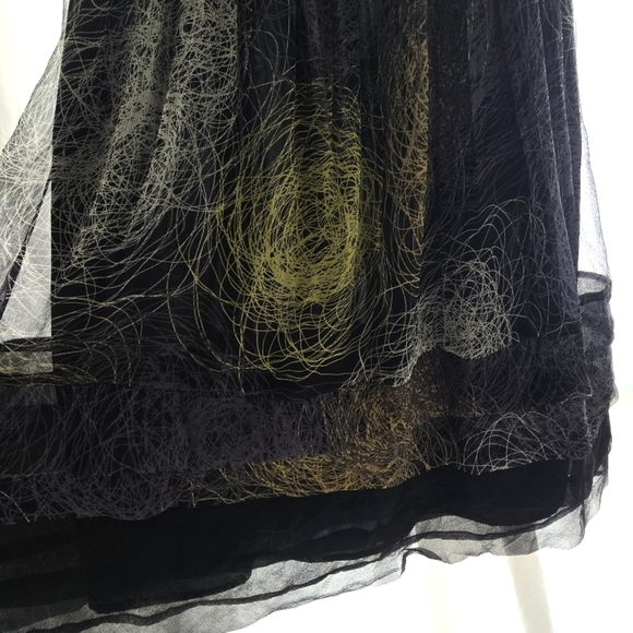 Beautiful Silk Scribble Dress EUC - Picture 7 of 11